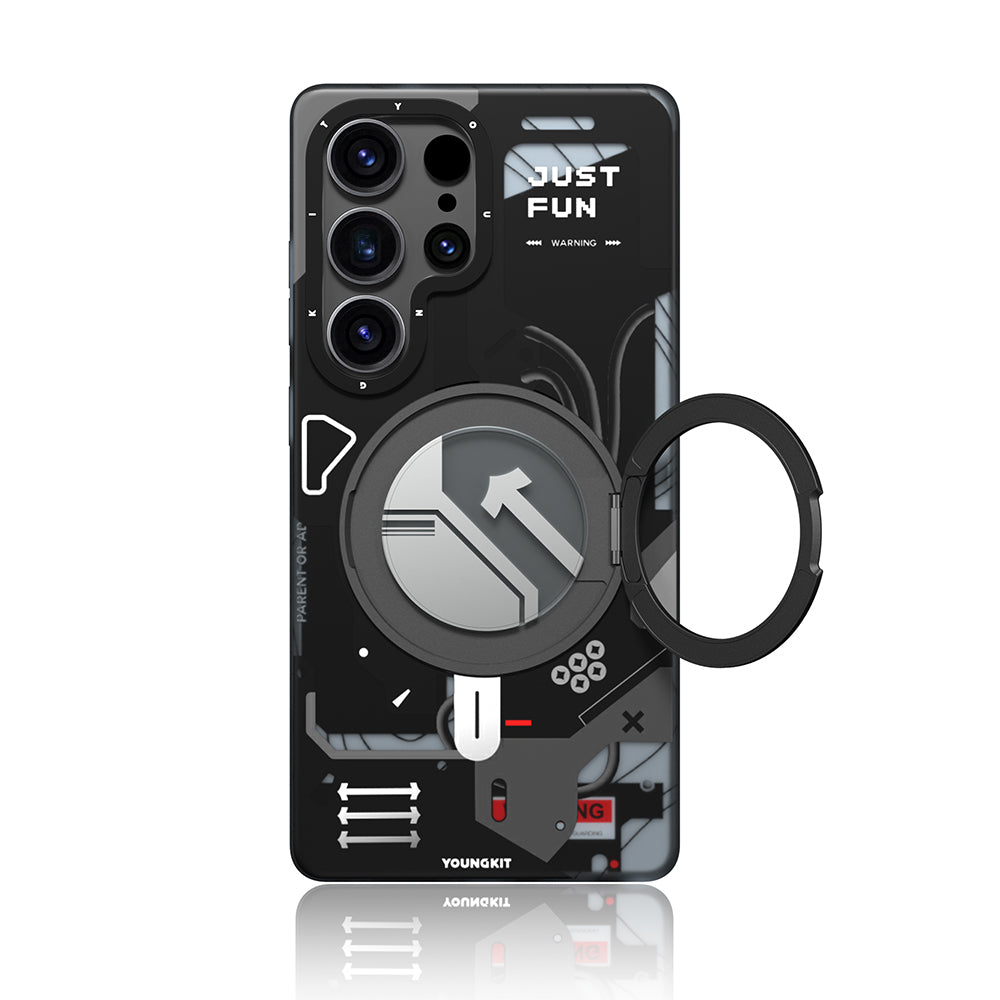 Youngkit 360° Standlı Starship Serisi Galaxy S25 Ultra Magsafe Telefon Kılıfı-9 Youngkit 360° Standlı Starship Serisi Galaxy S25 Ultra Magsafe Telefon Kılıfı-9